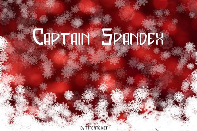 Captain Spandex example